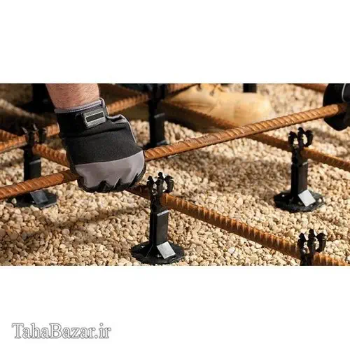 اسپیسر پلاستیکی بتن مشکی اینترلوکس