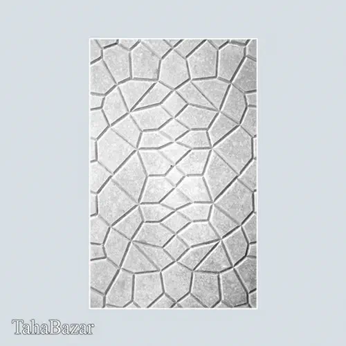 کفپوش بتنی پارسیان مدل MV219 طرح نگینی طوسی سایز 40*60