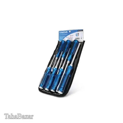 پیچ گوشتی ضربه خور کیفی 7 عددی نووا NTS2160
