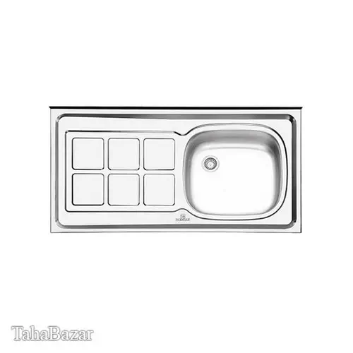 سینک کلاسیک پرنیان استیل 100*60 سانتیمتر دمدل Ps3107