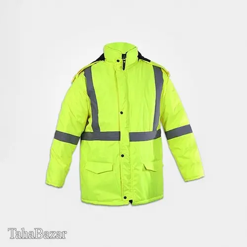 اورکت عملیاتی طرح راهداری فسفری سایز XL ابزار ایمنی شهپر