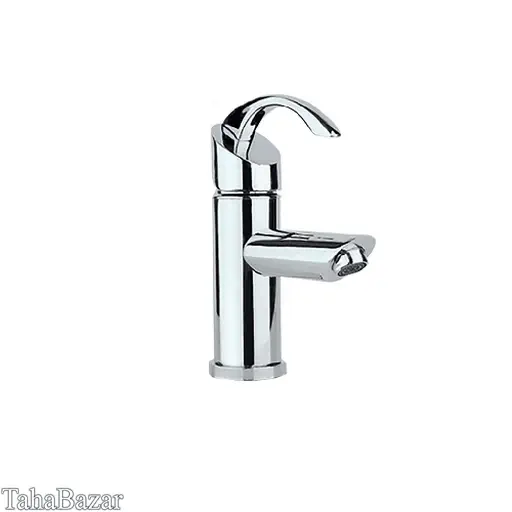 شیر روشویی اهرمی راسان مدل تیتانیوم کروم