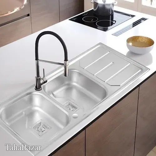 سينک نیمه فانتزی توکار لگن چپ درسا مدل DS545