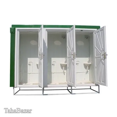 کانکس سرویس بهداشتی سه چشمه ورق 25 - طاها بازار