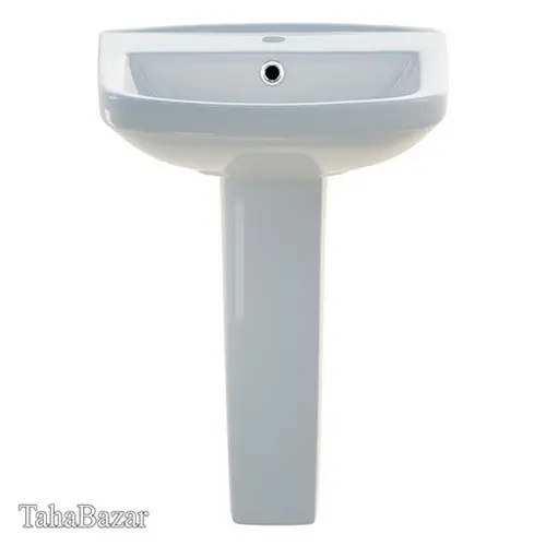 کاسه روشویی سرامیکی مدل پایه دار ساترون چینی  نام درجه 1 بزرگ