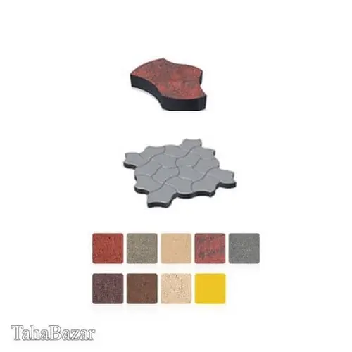 کف پوش طرح ترنج ترافیکی p-0101کرم روشن رنگ