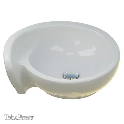 کاسه روشویی سرامیکی مدل رو صفحه ای گالکسی  چینی نام درجه 2