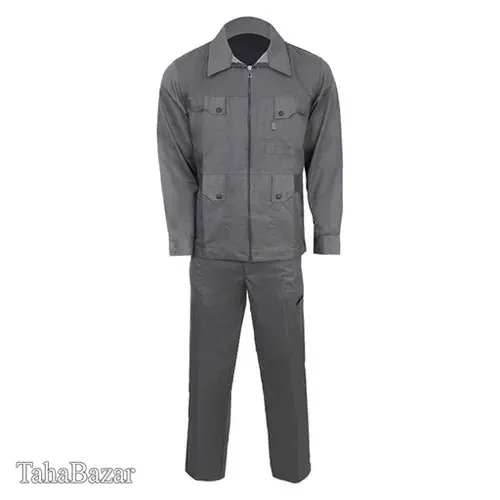 لباس کار یونکس نیو آیسان طوسی سرمه ای سایزM