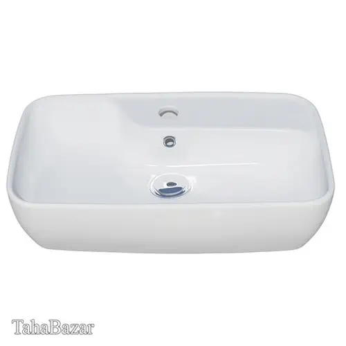 کاسه روشویی سرامیکی مدل آرامیس رو صفحه ایچینی نام درجه 3