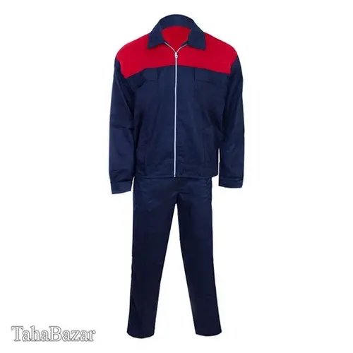 لباس کار یونکس ایران خودرویی سرمه ای قرمز سایزXL