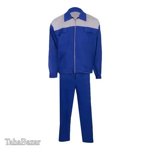 لباس کار یونکس ایران خودرویی آبی استخوانی سایزM