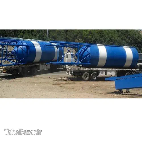 سیلوی ذخیره سیمان 60 تنی TBP - با پایه 4 متری خود ایستا