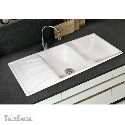 سینک ظرفشویی توکار گرانیتی گرانیکو مدل G 840 رنگ نارنجی