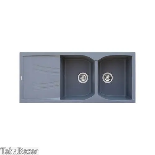 سینک ظرفشویی توکار گرانیتی گرانیکو مدل G 860 رنگ طوسی