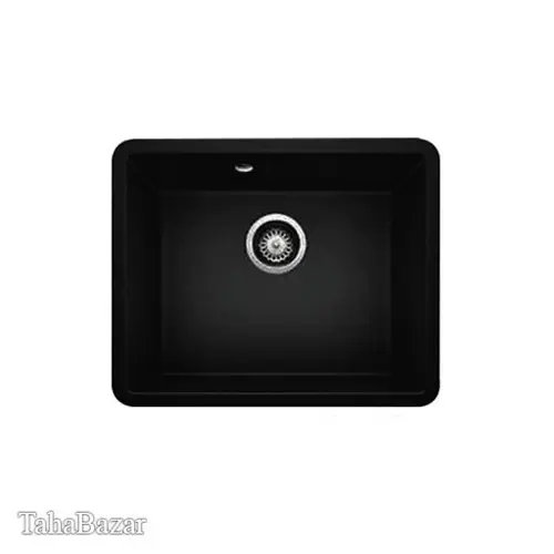 سینک ظرفشویی توکار گرانیتی گرانیکو پلاس مدل G 901 رنگ مشکی