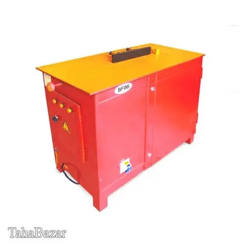 دستگاه خم و خاموت زن میلگرد مدل BF86 سه فاز برند قالب بتن تبریز صنعت