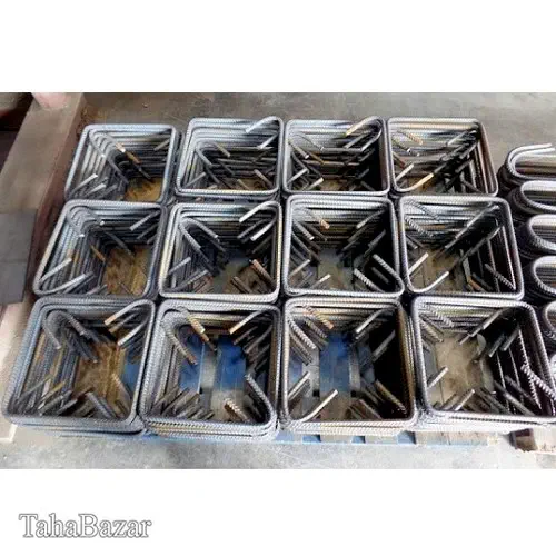 خاموت آماده مهندسی 50*50 کاماطا | میلگرد 10 آجدار استاندارد