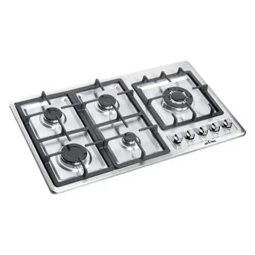 اجاق گاز رومیزی استیل5 شعله آروما مدل H106