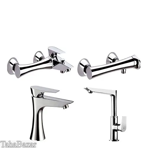 ست شیرآلات  اهرمی kwc مدل ورونا کروم