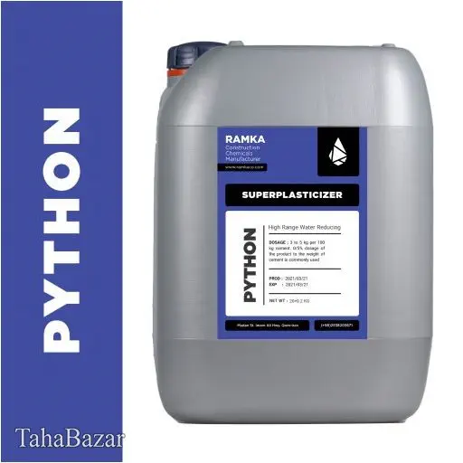 فوق روان کننده بتن پایتون 20 کیلوگرم رامکا