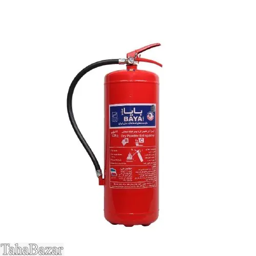 کپسول آتش نشانی پودر و گاز ABC بایا سیلندر 12 کیلوگرمی تحت فشار