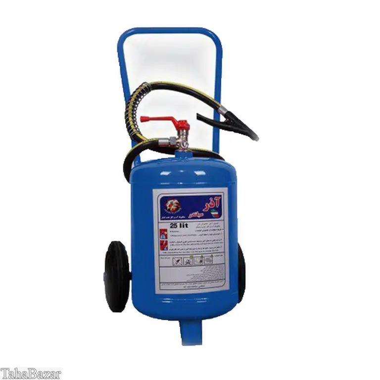 کپسول آتش نشانی آب و گاز آذر سیلندر 25 لیتری
