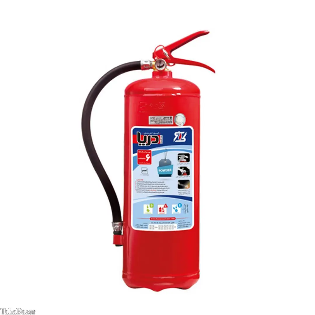 کپسول آتش نشانی  پودر و گاز ABC دریا 6 کیلوگرمی