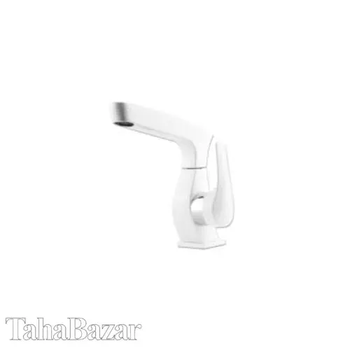 شیر روشویی کسری مدل سزار سفید