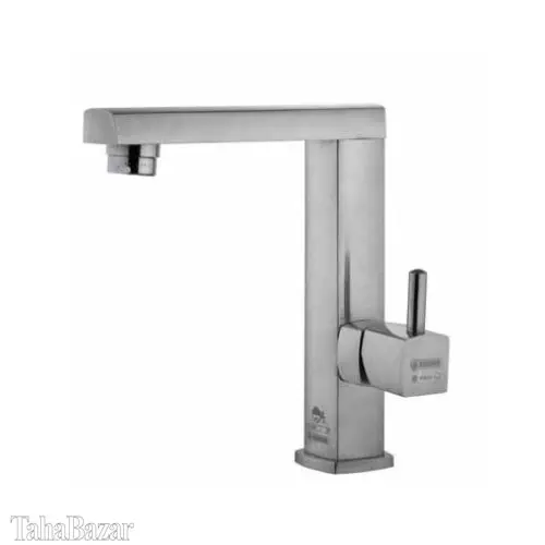 شیر روشویی درخشان مدل اسپینر کروم