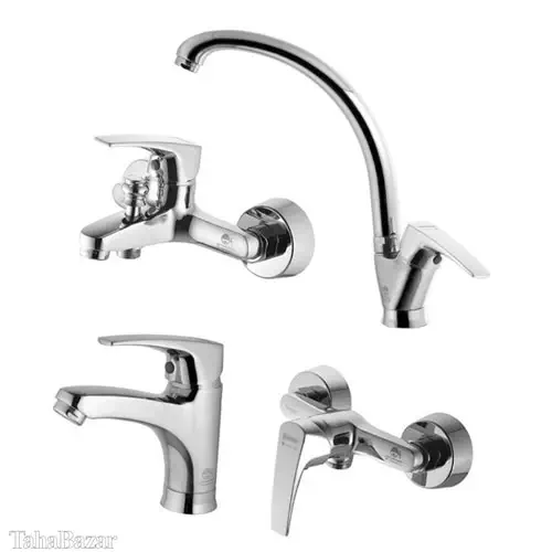 ست شیر آلات درخشان مدل لایت کروم