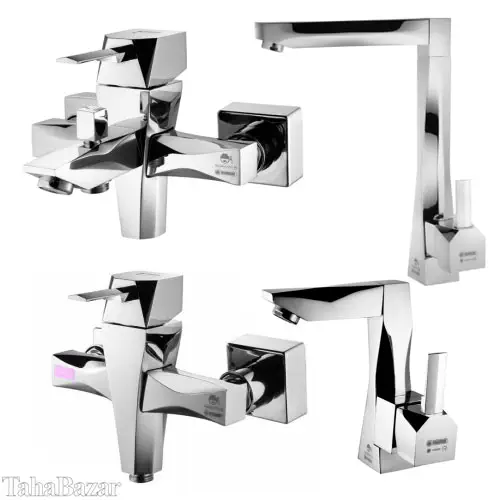 ست شیر آلات درخشان مدل مارکیز کروم