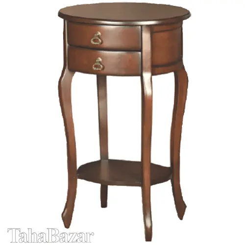 میز تلفن چوب رنگ اخوان مدل 7