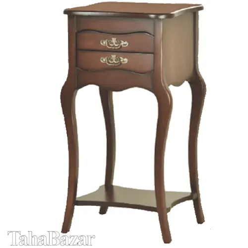 میز تلفن چوب رنگ اخوان مدل 39