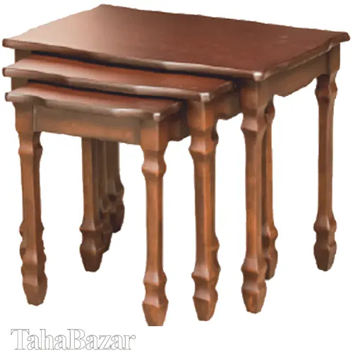 میز عسلی چوب رنگ اخوان مدل 46