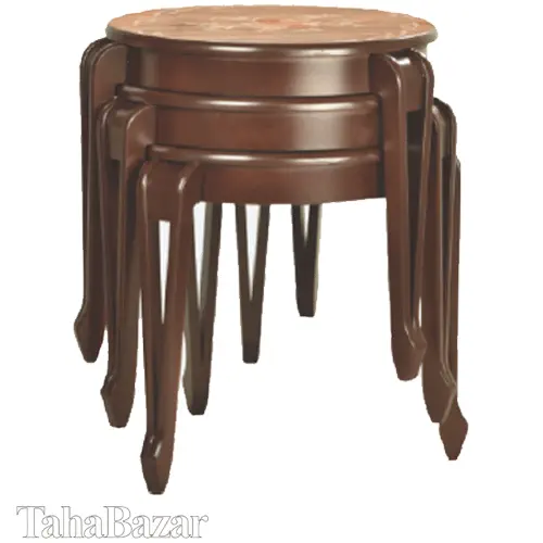 میز عسلی چوب رنگ اخوان مدل 88