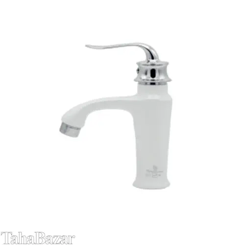 شیر روشویی تهران برنز مدل هلن سفید کروم