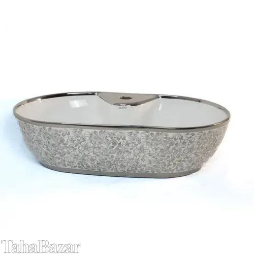 روشویی روکابینتی کوت ایران مدل torino 525 سفید نقره ای