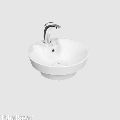 روشویی روکابینتی چینی کرد مدل صدف دور استایل