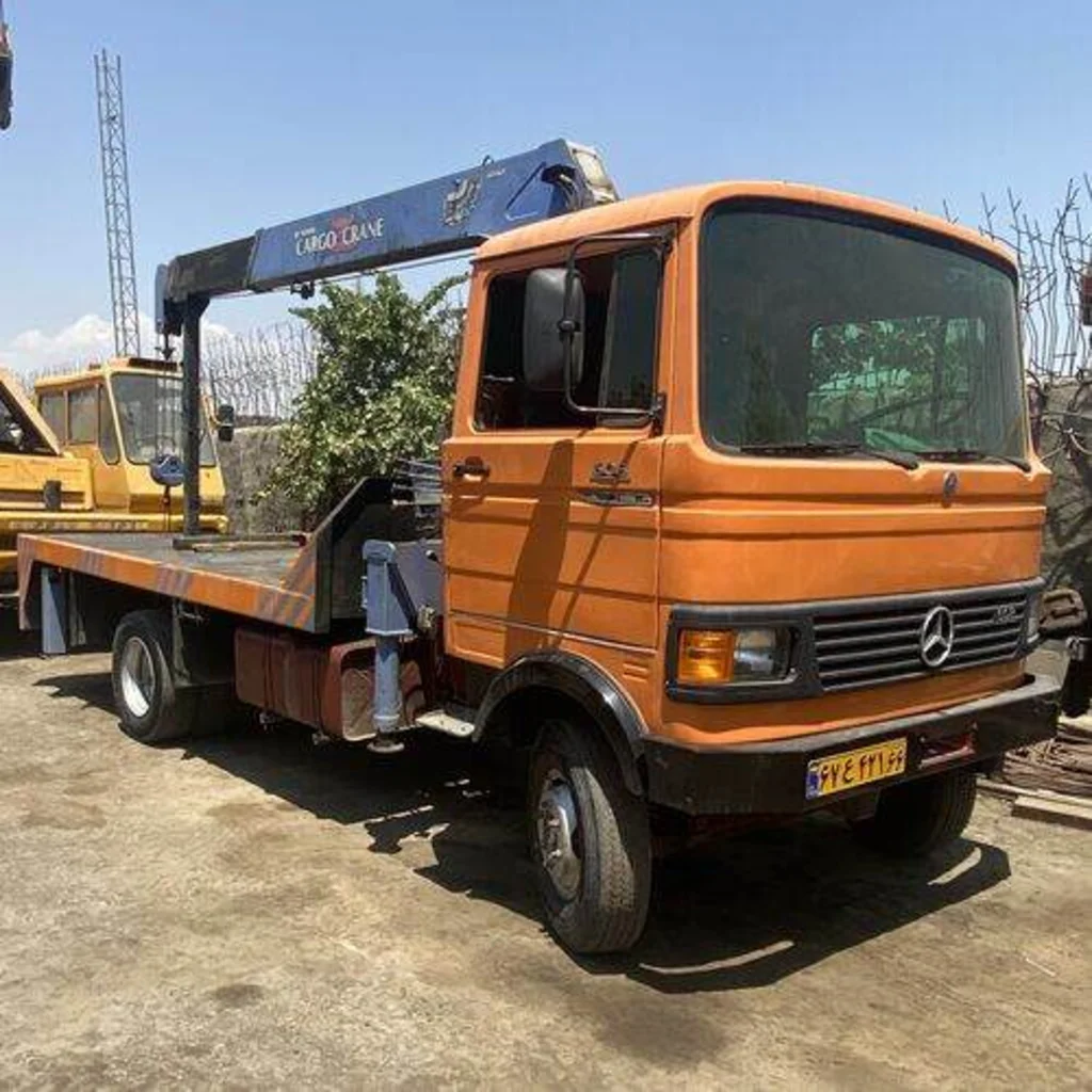 خاور 608 LP36 و جرثقیل تادانو کارگو 3 تن