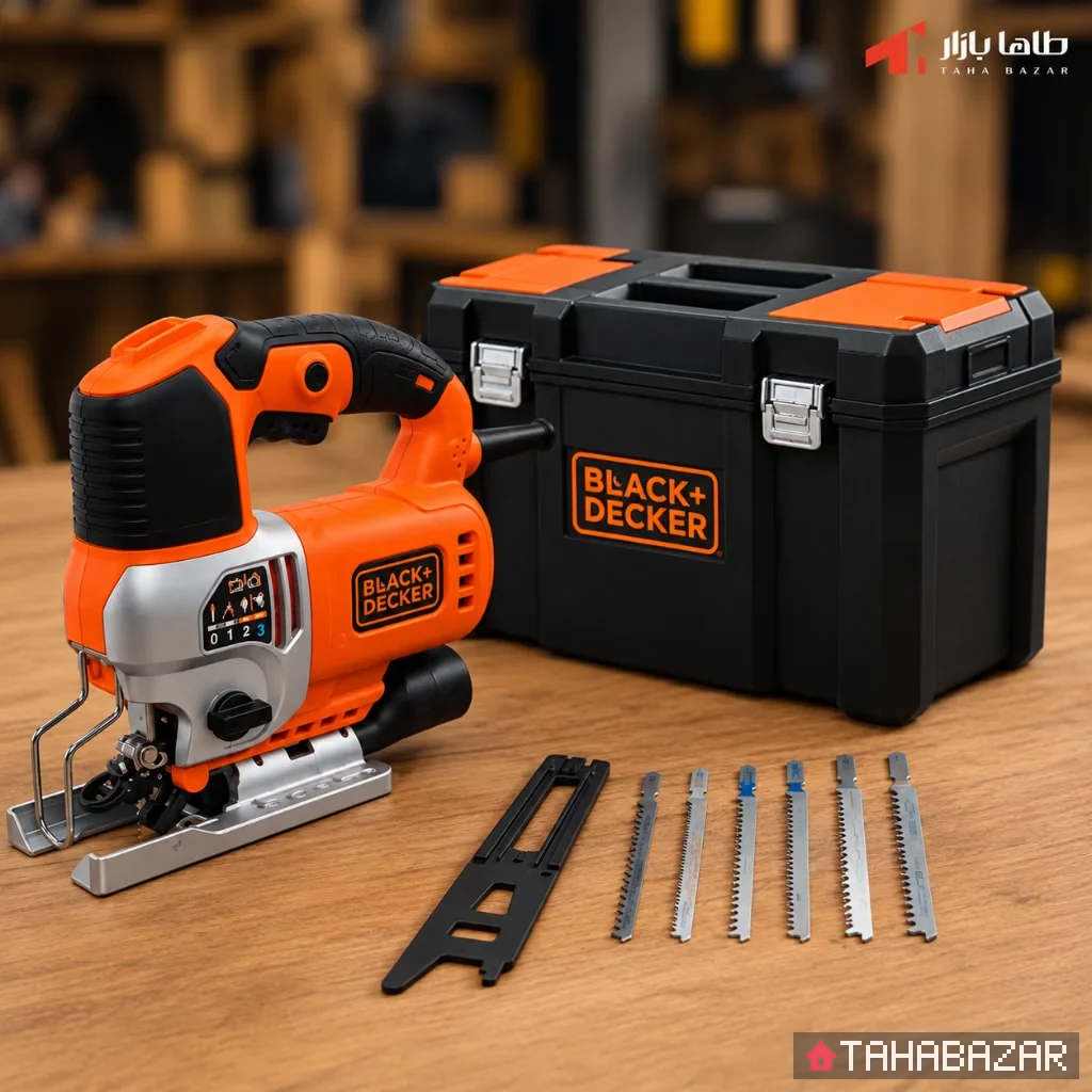اره عمودبر برقی ۶۵۰ وات black and decker مدل BES610KA5-QS