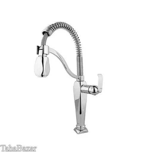 شیر ظرفشویی اهرمی راسان مدل آلیس کروم