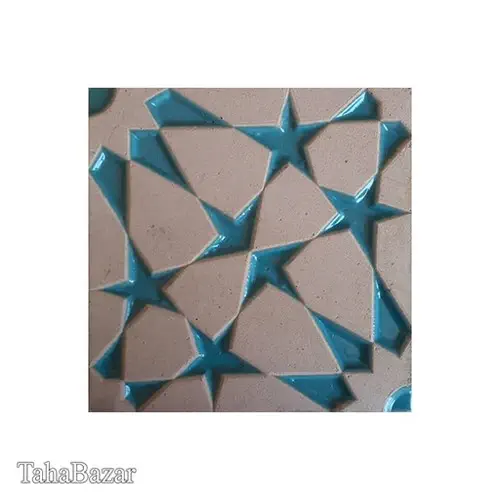 آجر سنتی گره ای لعاب دارابعاد 20*20 رفیعی نما