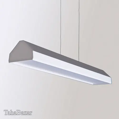 چراغ سقفی LED آویز کیانور سری دلسا نقره ای201W(C)14LED60K.PS