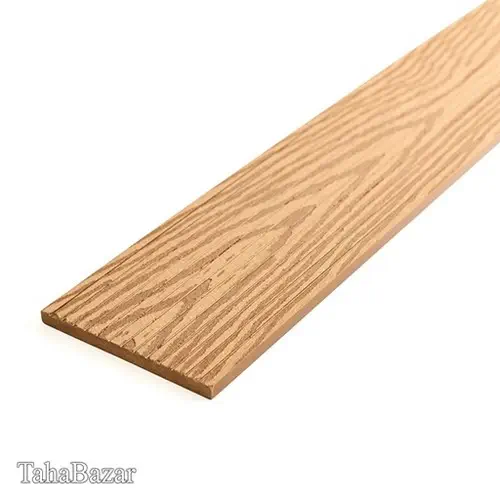 نماپوش افرا پلاست مدل شیار دار با طرح چوب کدD200رنگ مشکی