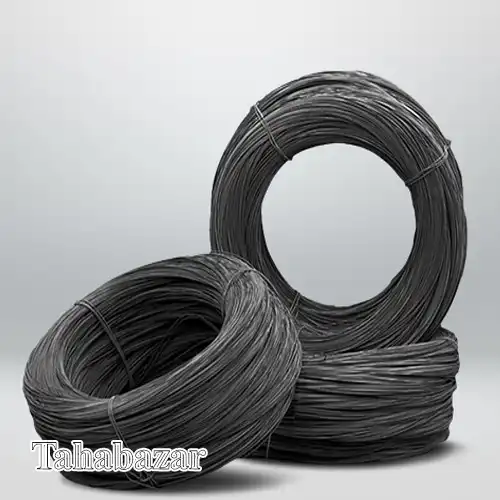 سیم مفتول سیاه سایز 0.5 صنایع مفتولی کوثر