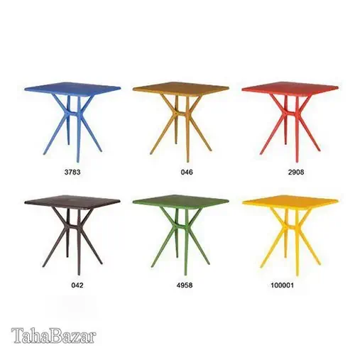 میز مربع تیکا بابل سبز سیر 4958