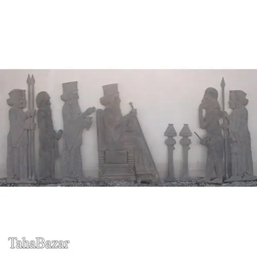 مجموعه کامل بارگاه داریوش وهمراهان تندیس و پیکره شهریارFG480