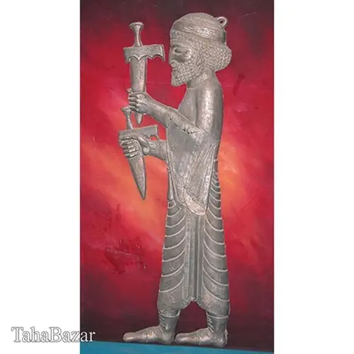 هدیه آورعيلامی فایبر(خنجر به دست)تندیس و پیکره شهریارFG670