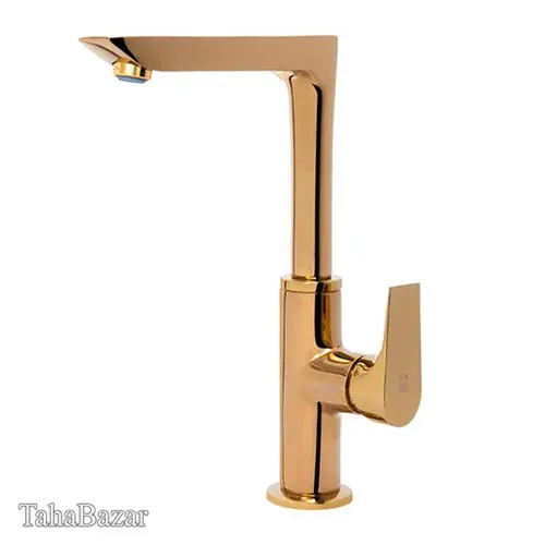 شیر ظرفشویی اهرمی kwc مدل ورونا  طلایی 