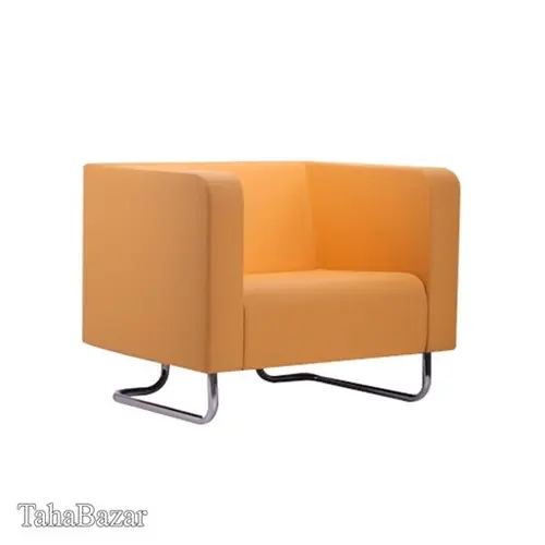 مبل تک نفره هلگرمدل SF-101-01پوشش پارچه رنگ 9506